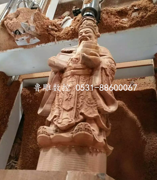 三維立體雕刻機制作的財神雕像、觀音佛像